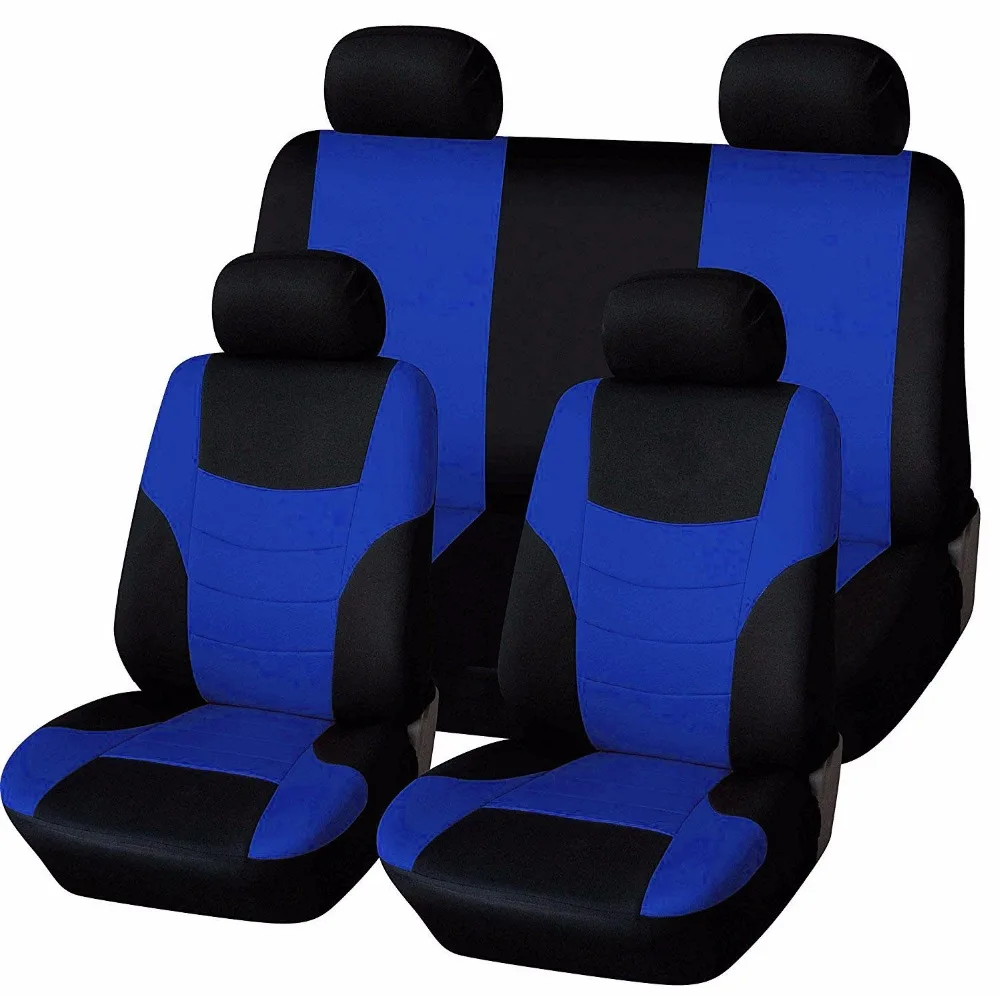 

Car Seat Full Cover Universal Accessories Styling red blue yellow orange green For Renault Logan VW POLO golf Peugeot 206 lada