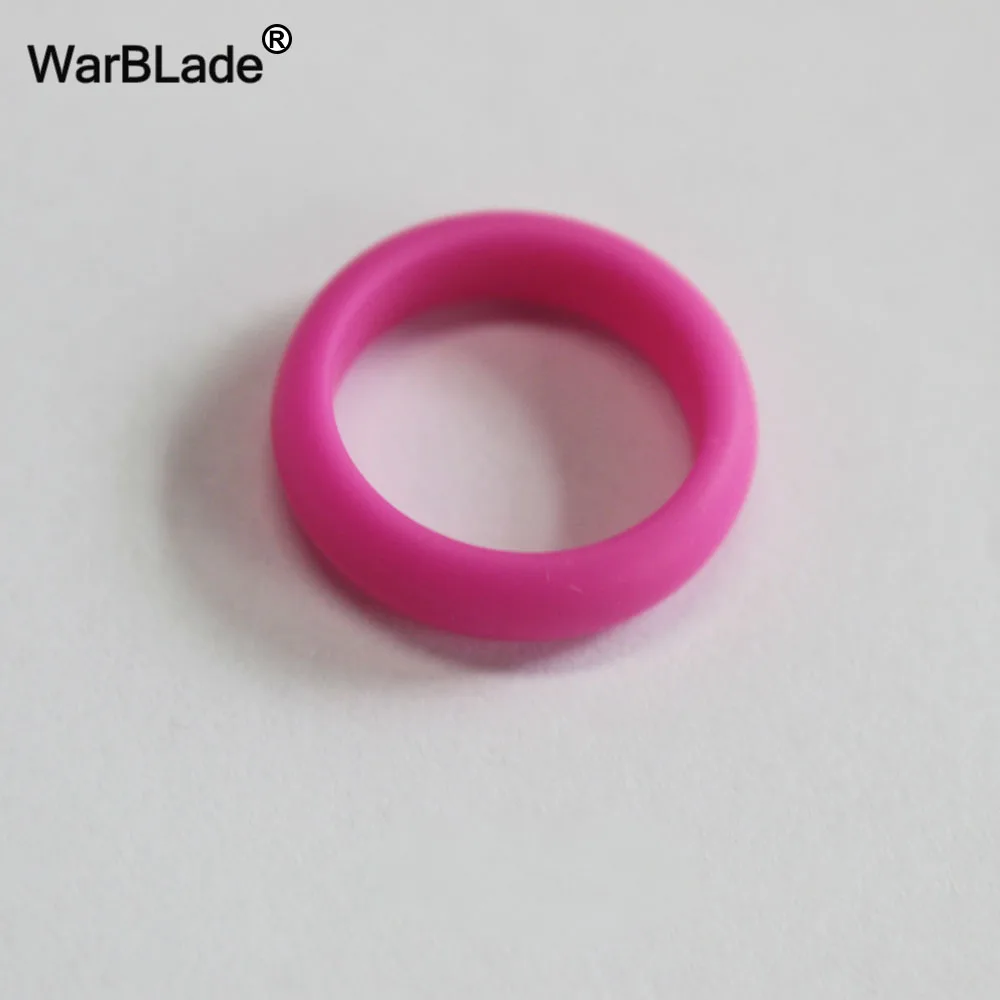 WarBLade 5mm Food Grade FDA Silicone Finger Rings For Women Wedding Rubber Bands Hypoallergenic Flexible Sports Silicone Ring 3