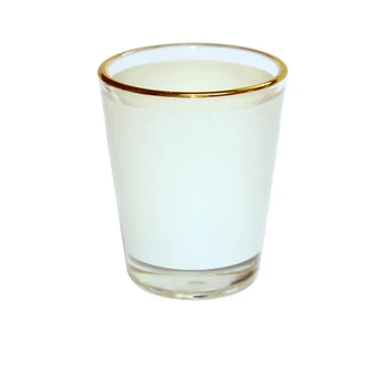 

3d sublimation 1.5oz shot glass mug work with 3d heat press no picture printed 50pcs package