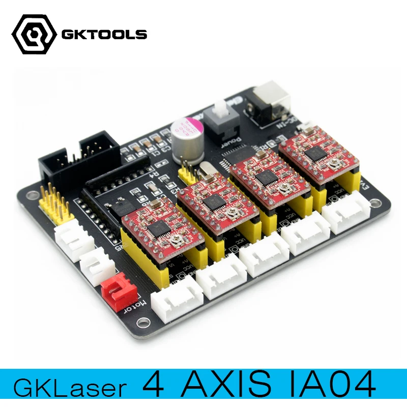 USBCNC Controller 4 Axis Stepper Motor Control Board, Laser Engraving