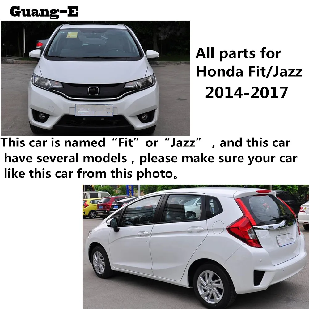 Fit For Honda Fit Jazz 15 17 Rear Window Decoration Lamp Led Brake Light 2pc Auto Parts Accessories Bonusracefinals Car Truck Parts