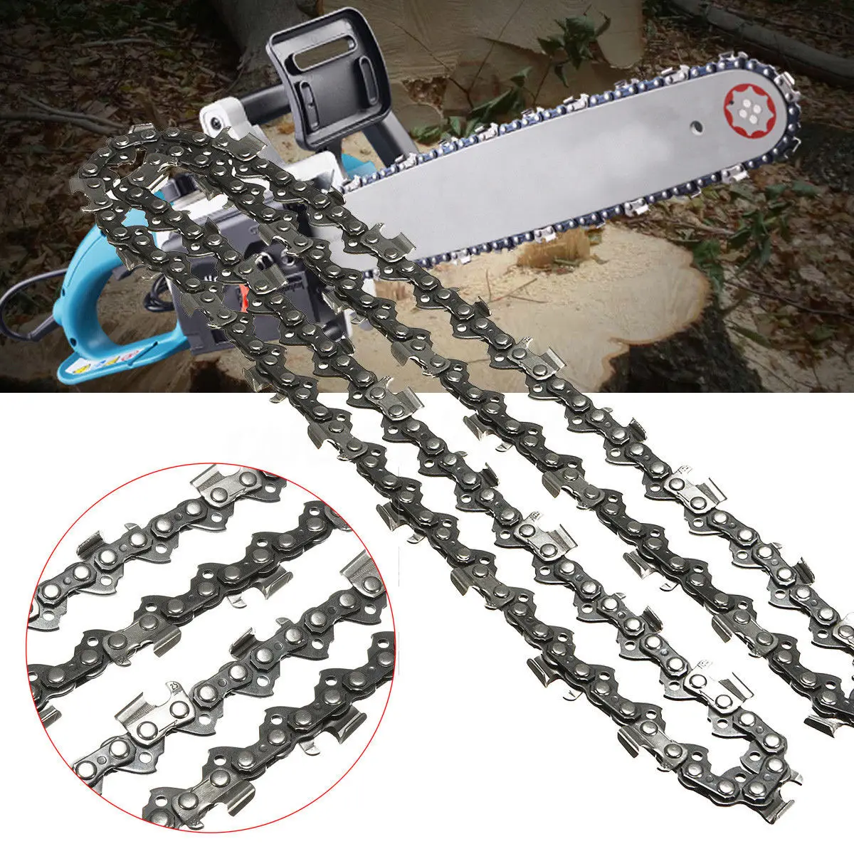 

20" 0.325" Pitch 0.058" Gauge 76 DL Chainsaw Chain Saws for Origen Steele 52/58