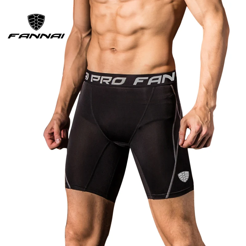 FANNAI, мужские Компрессионные шорты, шорты для бега, спортивные, обтягивающие, для спортзала, фитнеса, короткие штаны, для тренировок, спортивные шорты, тонкие, для бега