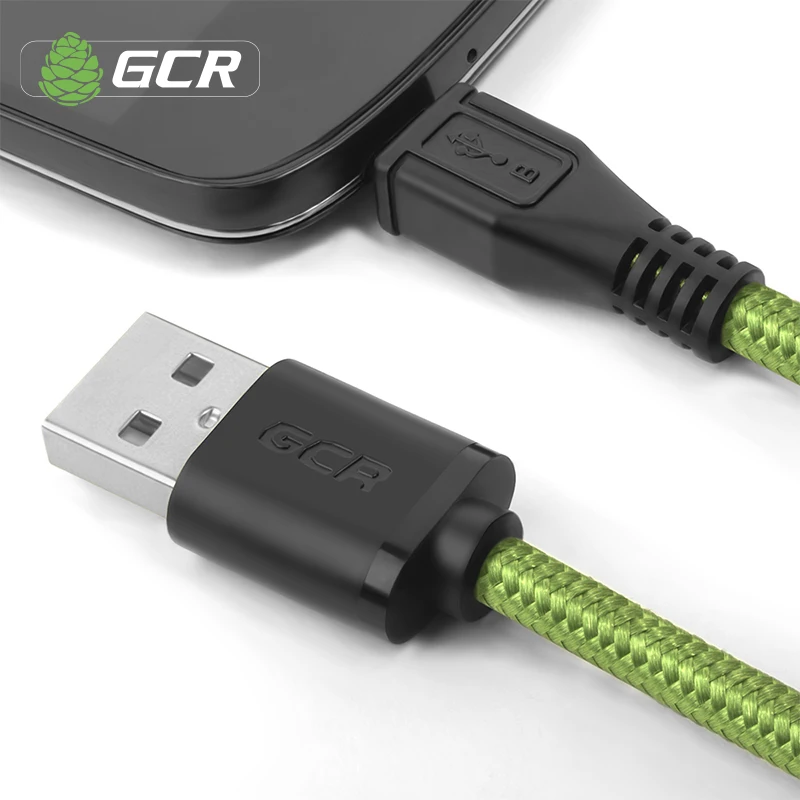 GCR Micro USB Cable MicroUSB Data Fast Charging For Phone Android Cord Wire Meizu Xiaomi Samsung | Мобильные телефоны и