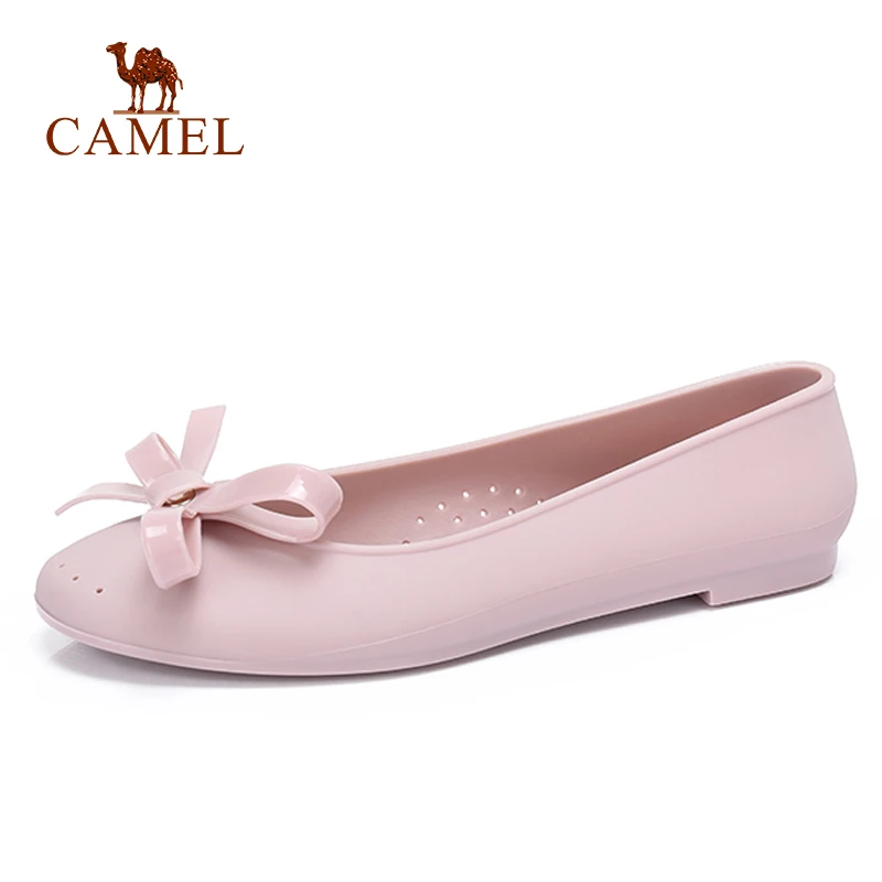 

CAMEL Spring New Fashion Lightweight Casual Flat Shoes Women Shallow Simple Elegant Ballet Flats Single Dance Shoes For Ladies