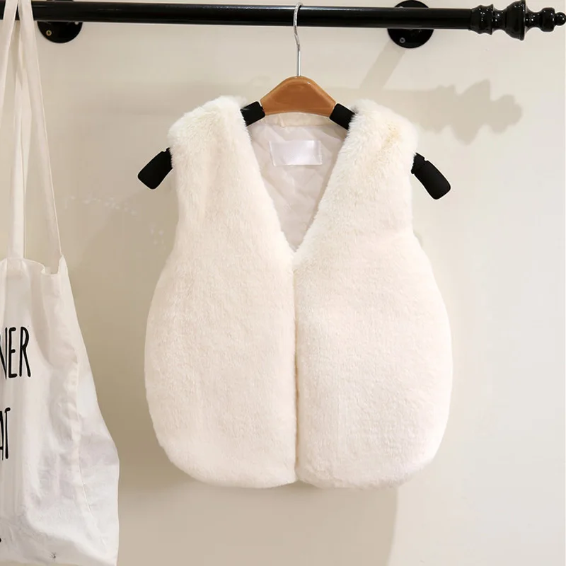 

New Baby Kid Cute Fashion Warm Winter Solid Color Sleeveless Waistcoat Vest