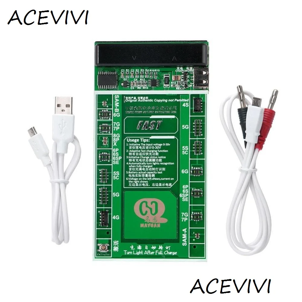 

Cell Phone Battery Fast Charging and Activation Board For Samsung for iPhone X 8 8Plus 7 7Plus 6 6S 6Plus 6SPlus 5 4 Repair Tool