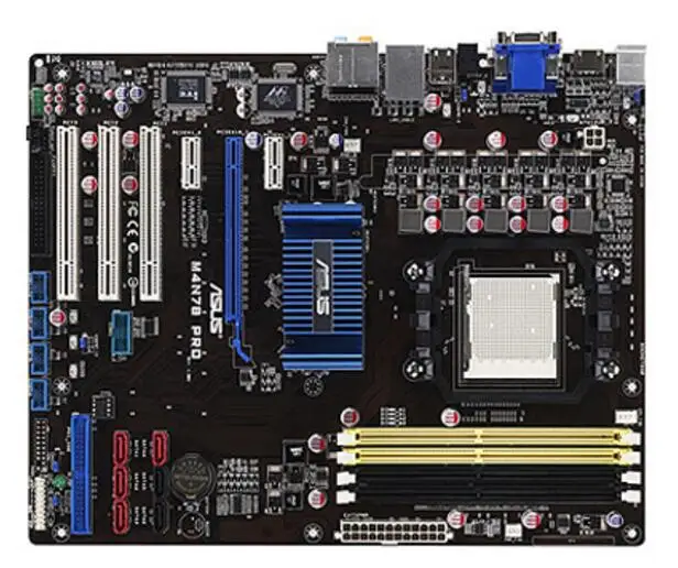 Для ASUS M4N78 PRO оригинальная б/у материнская плата Socket AM2 DDR2 USB2.0 SATA2 | Компьютеры и