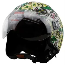 Покерный узор, с открытым лицом, casco moto, Ретро стиль, moto rcycle, шлем, jet capacetes de moto, ciclista, США, cascos para moto, мужской шлем