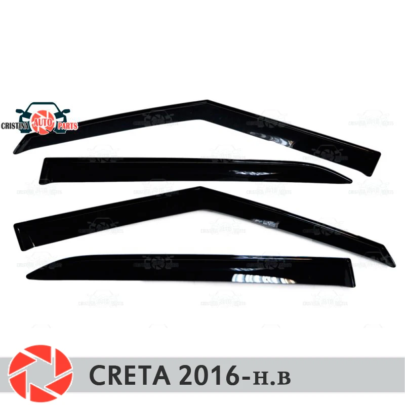 Оконные дефлекторы для Hyundai Creta 2016 дождевики защита от грязи украшение стайлинга