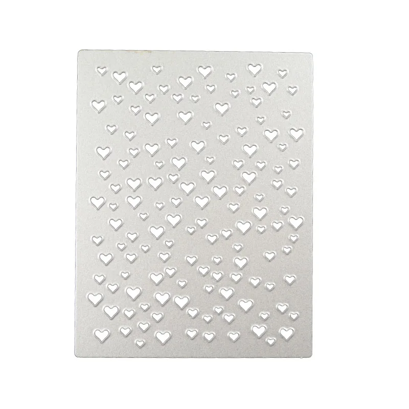 

Heart confetti background Metal Cutting Dies Stencils for DIY Scrapbooking Decorative Embossing card making