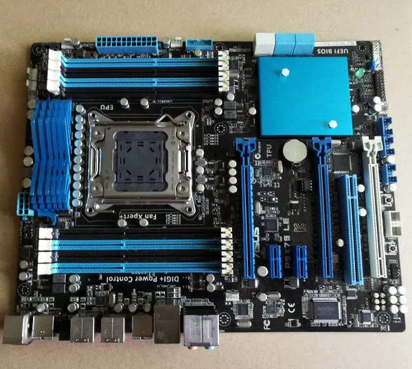 LGA2011 для ASUS P9X79 LE оригинальная б/у настольная X79 2011 материнская плата