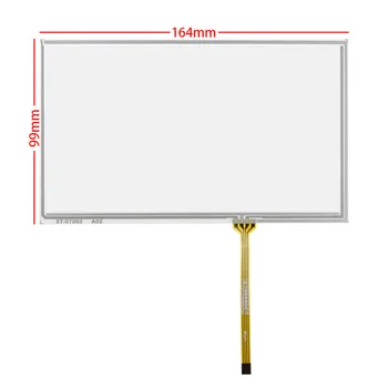 

For 7 Inch 164*99MM 4-wire AT070TN92 AT070TN94 Digitizer Resistive Touch Screen Panel Resistance Sensor