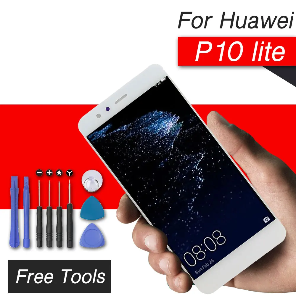 

PREPAIRP lcd/display/screen for huawei p10 lite display with touch panel replacement for huawei p10lite nova lite lcd screen