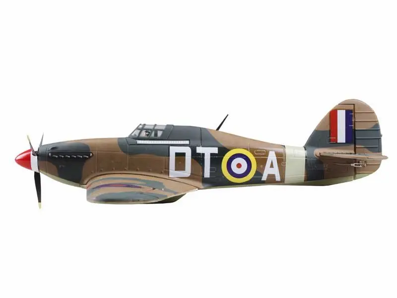 Hurricane MK.1A 700 мм размах крыльев EPS Warbird Fighter RC самолет комплект|Радиоуправляемые