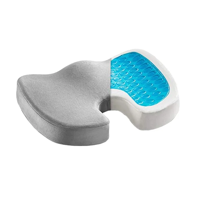 Супер гелевая Подушка для сидения Coccyx с нескользящей крышкой массажа дышащая