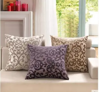 

45/48/50/55/60cm square cushion cover vintage floral pillow case 40x60cm lumbar pillow cover sofa decorative cover for backrest