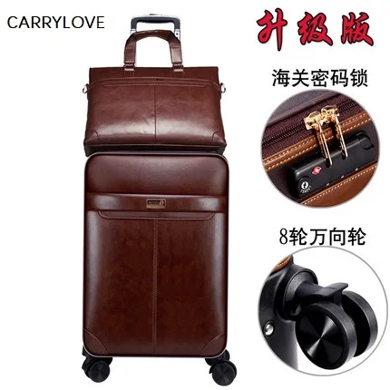 

CARRYLOVE Business Leisure 16/18/20/22/24 inch handbag+Rolling Luggage Advanced Material Travel Suitcase