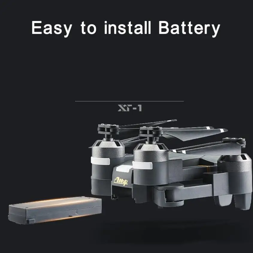 

Unique Fold 2.4G 4CH Altitude Hold HD Camera WIFI FPV RC Quadcopter Pocket Drone Selfie Fold IUNEED TOY Store