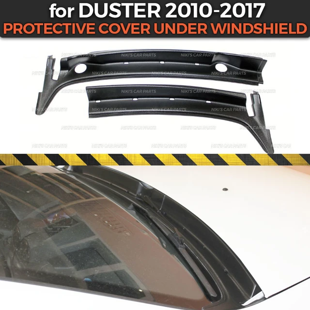Housse De Protection Pour Renault / Dacia Duster 2010 – 2017, Sous Le  Pare-brise, Jabot, Garniture En Plastique Abs, Accessoires De Protection -  Chrome Styling - AliExpress
