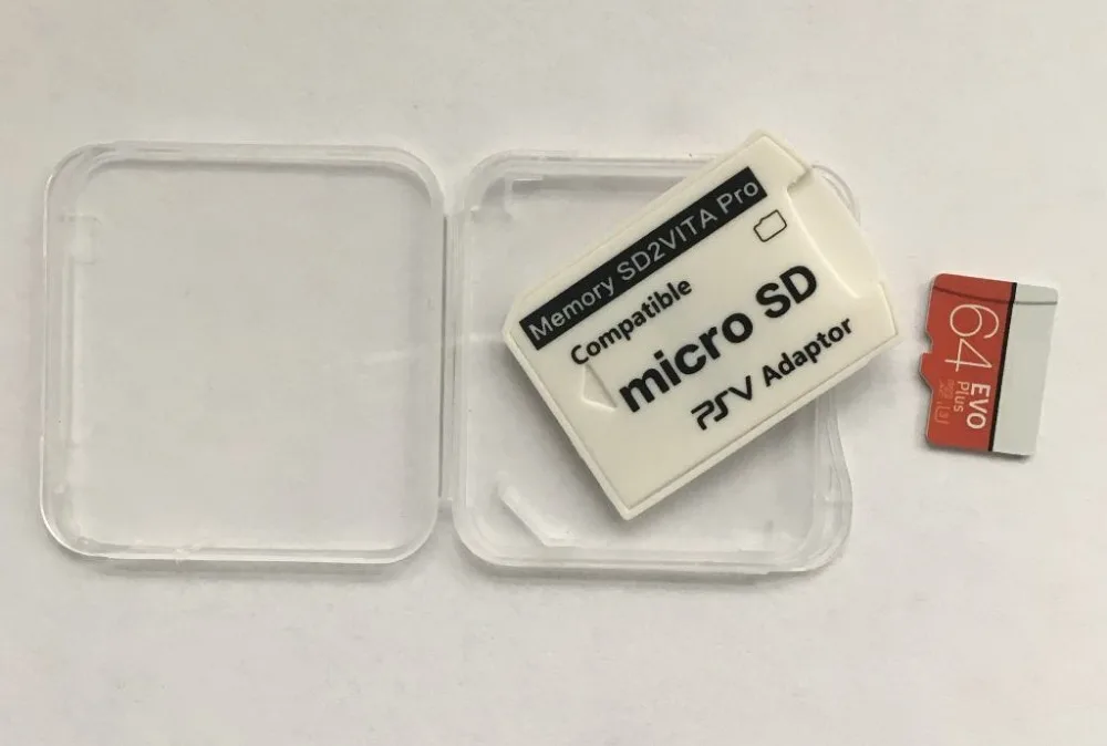  PSV Adaptor 64GB/32GB/128GB Game Memory Cart for PS VITA(HENkaku 3.65-3.68 Hacked)
