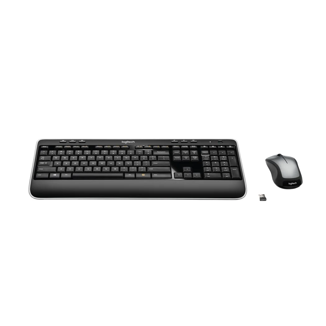 Logitech MK520 Стандартный Беспроводной РФ QWERTY черный Мышь включены | Компьютеры и офис
