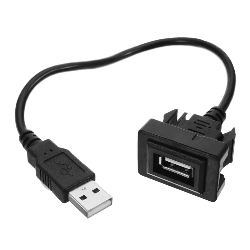 Автомобильный Удлинительный Кабель USB 2 0 для автомобильной приборной панели с