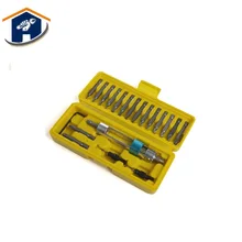 HS инструменты, 20 шт., половинная дрель-шуруповерт, набор, 16 различных винтов с зенковкой, сверла, деревообрабатывающий инструмент