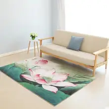 50x80/60x90 см лотоса коврик с принтом дверной коврик ковер декоративное противоскользящее покрытие Коврик украшение для дома