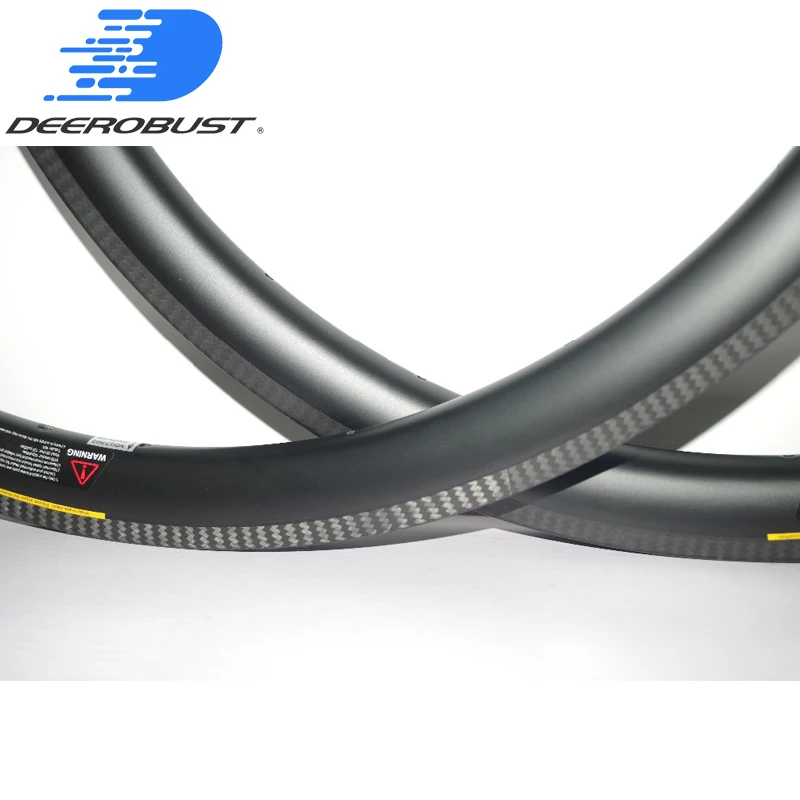 

2019 3K TWILL brake track 38mm 700C TUBULAR Carbon Road Bicycle Wheel Rims 25mm Wide U Shape Bike Rim 20/24H UD MATTE
