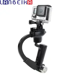 Lanbeika черный стабилизатор аксессуары мини прямо ручной для GoPro Hero 6 5 4 3 + 3 SJCAM SJ4000 SJ5000 SJ6 действие Камера