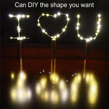 

5/10PCS Wine Bottle LED String Light DIY Christmas Fairy Lights For Bar Bottle Stopper Wedding Party Decoration Battery Powered