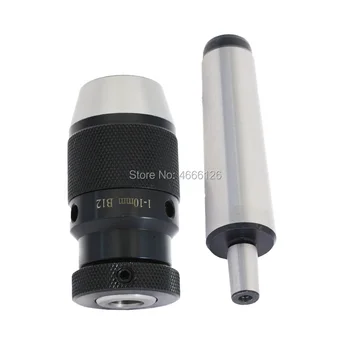 

1Sset #2 MT2 MT3 MT4 morse tapper shank M10 M12 M16 MTB2 B18 chuck Keyless B18 Drill Chuck Self Tightening
