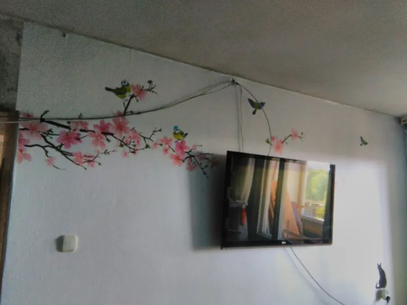 Decorations Murales Stickers Maison Creative Metal Seau Pot De Fleur Plantes A Faire Soi Meme Mur Fenetre Autocollant Art Decals