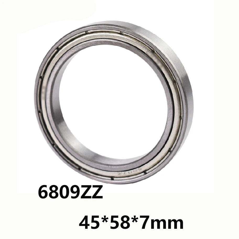 2pcs/lot 6809ZZ Deep Groove Ball Rolling Ultra-thin Bearing 6809-ZZ 45*58*7 mm High Quality | Обустройство дома