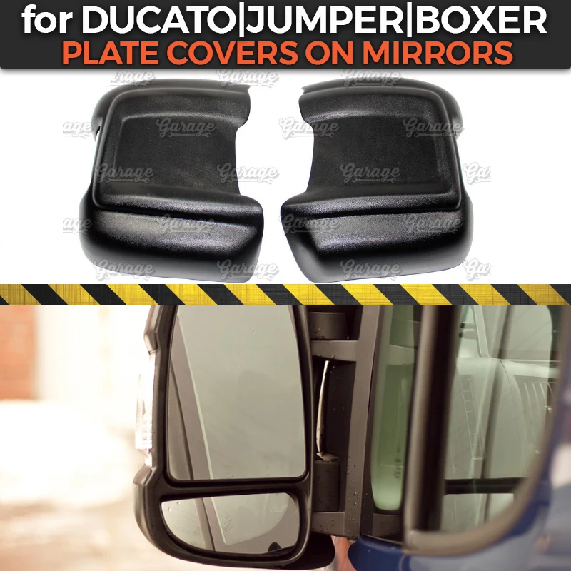 Накладки на зеркала чехол для Citroen Jumper 2006-2013/2014-2018 большие стильные пластиковые