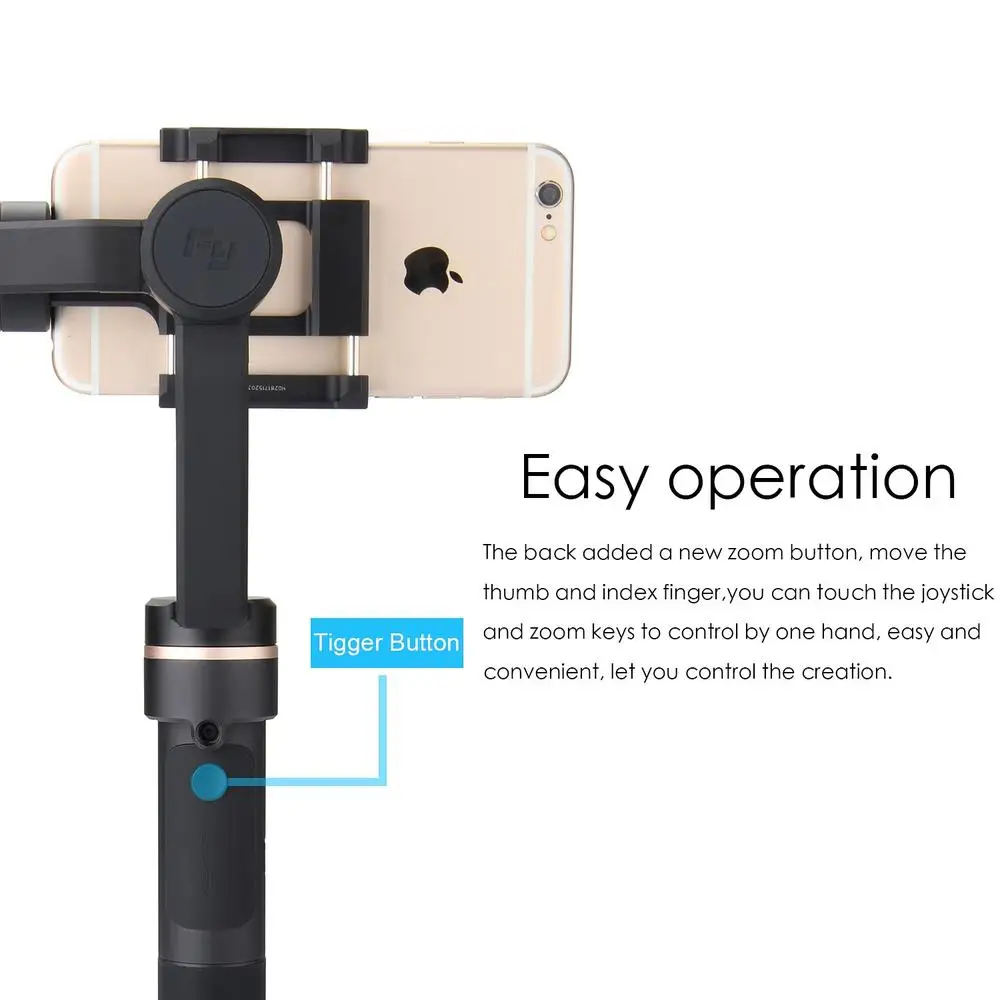  FeiyuTech SPG c 3-Axis Gimbal Handheld Smartphone Stabilizer for iPhone/Xiaomi/Samsung S7 Zoom Butt