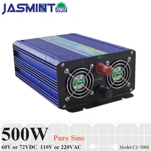 500W Off Grid Pure Sine Wave Inverter 60V 72V DC to AC 110V 220V Single Phase
