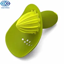 Домашняя оранжевая соковыжималка для лимонов инструмент пластиковая удобная ручная соковыжималка для цитрусовых кухонная соковыжималка инструменты для приготовления пищи