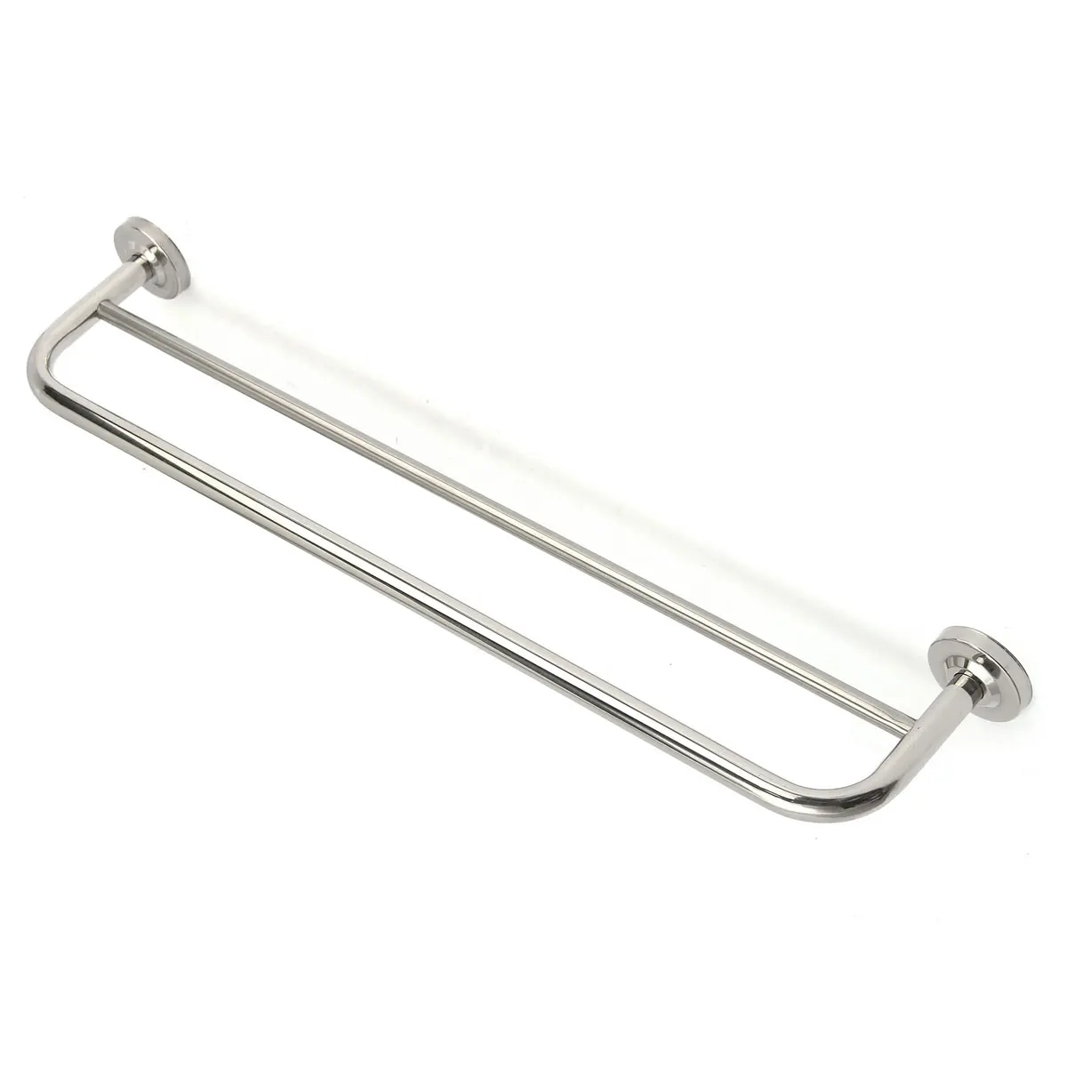 60cm Stainless Steel Towel Rack Double Polished Chrome Bathroom 60cm Stainless Steel Towel Rack Double Polished Chrome Bathroom Rails Shelf Rail Wall Mounted Holder In Racks From Home Improvement