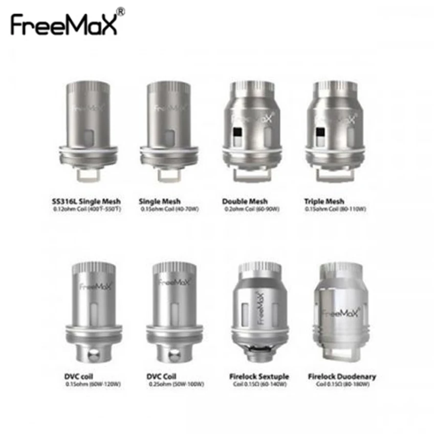 

Original Freemax Kanthal /Triple/Quad/Single/Double Mesh Coil&SS316 Single Mesh Coil Head For E-Cigarette Mesh Pro Tank 3pcs/lot