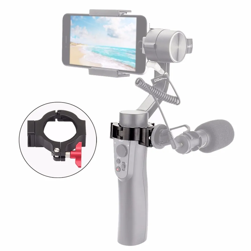 Продажа EACHSHOT Q кольцо Горячий башмак адаптер для Zhiyun Smooth Q применены к микрофон Rode светодио дный видео режиссер видеоблоге (кольцо только)