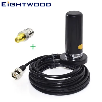 

Eightwood Car CB Radio Antenna Aerial 136/433MHz Marine Bost for Uniden Radio Scanner Radio Shack PRO-2018 PRO-197 PRO-650