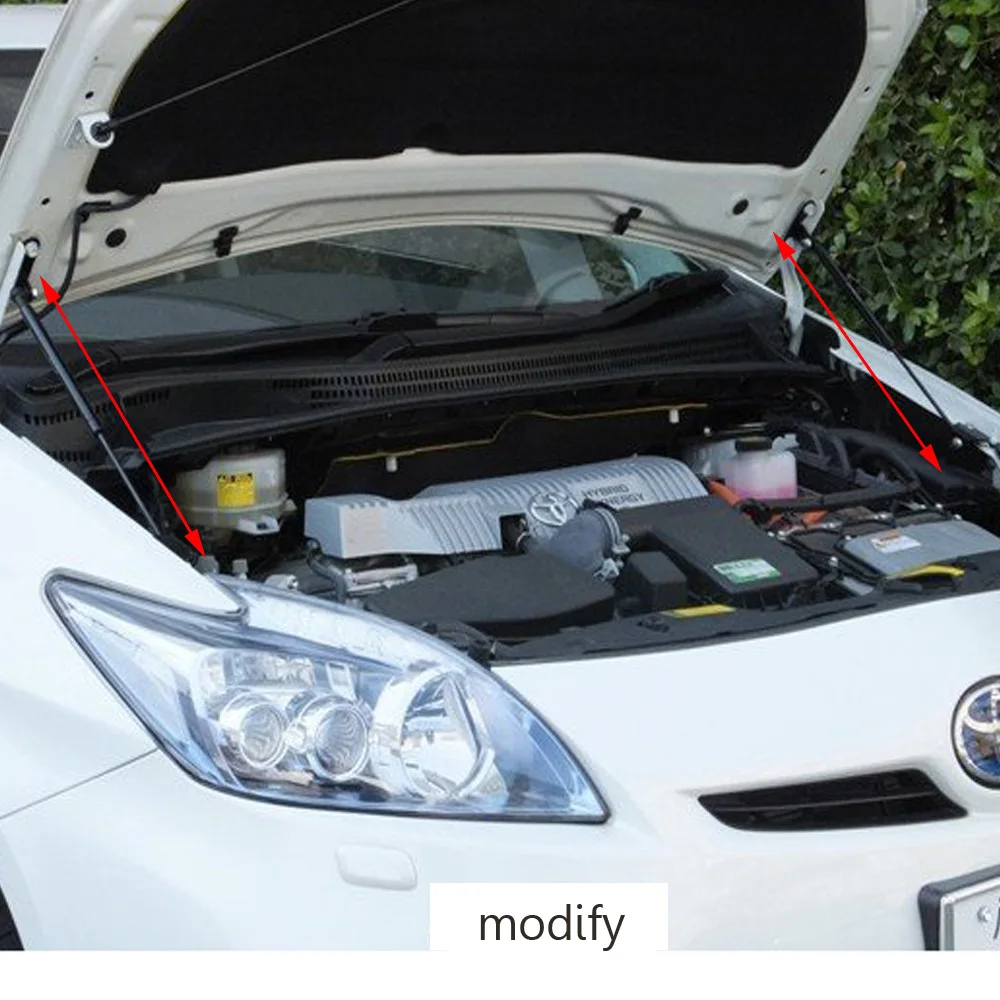 

for Toyota Prius 2009-2015 Two Sides Auto Front Hood Bonnet Modify Gas Struts Lift Support Shock Damper