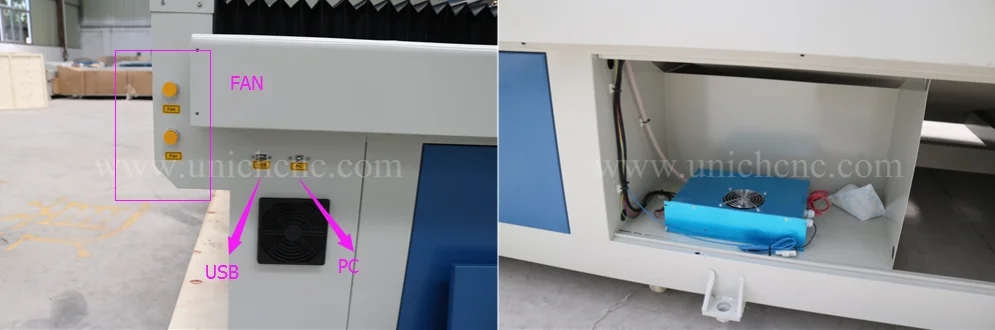 Станок для лазерной резки листового металла UNICHCNC 1300*2500 мм