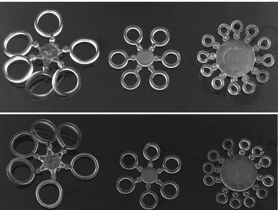 MNFT 120 шт. эластичные приманки для ловли карпа гранулы резинки для наживки прозрачные резиновые кольца приманки Бандер держатель Boilie Stop