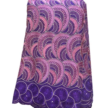 

Swiss Voile Lace In Switzerland African Swiss Voile Lace Fabric With Stones High Quality Swiss Lace Fabric JJ69-2