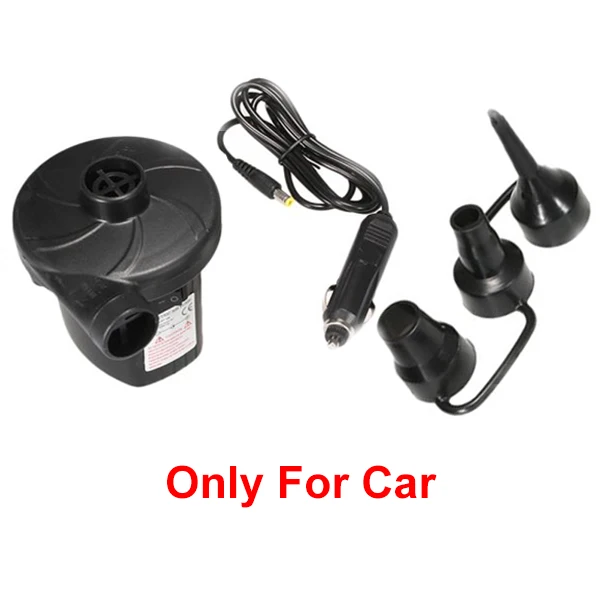 Only For Car Use Надувной насос, электрический надувной матрас, насос для кемпинга, автомобильный воздушный компрессор, портативный насос для быстрого наполнения, воздушный насос для домашнего использования автомобиля - Название цвета: Only For Car Use