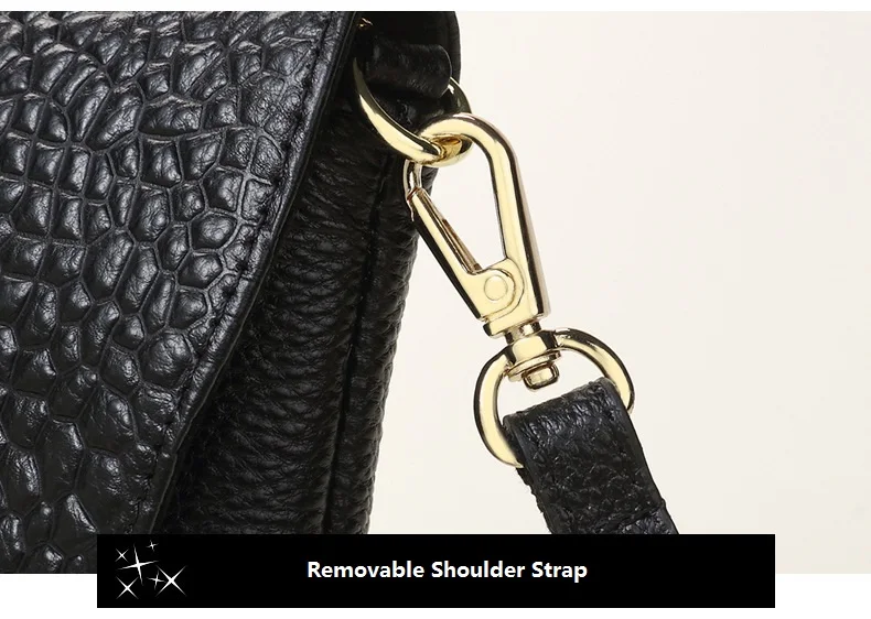 MJ Brand Design Female Bags Natural Genuine Leather Women Crossbody Messenger Bag Real Crocodile Leather Envelope Clutch Bag (23)