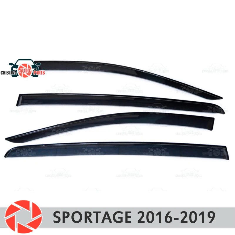 Оконный дефлектор для Kia Sportage 2016-2019 от дождя защита грязи украшение стайлинга